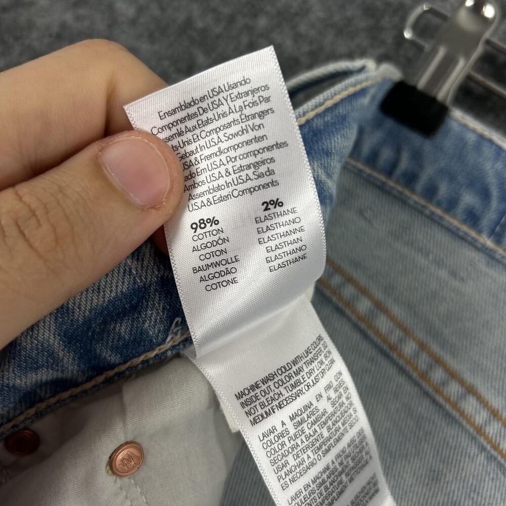 Mother Superior Jeans 29 The Tomcat Bless You Ankle Crop Denim Blue Casual Comfy - Picture 9 of 16